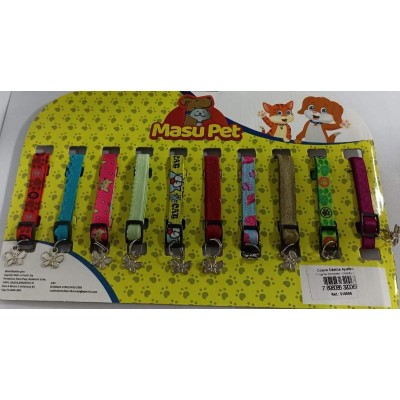DISPLAY COLEIRA ELAST. BORBOLETA C/10UN