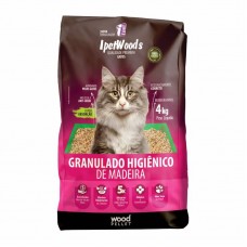 18335 - GRANULADO DE MADEIRA P/GATOS 4 KG