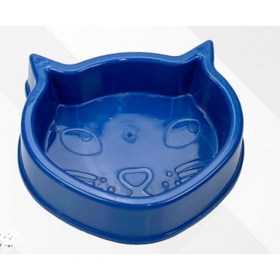 COMEDOURO P/GATO AZUL 150ML