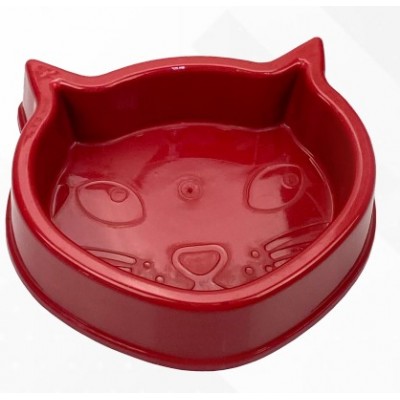 COMEDOURO P/GATO VERMELHO 150ML