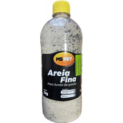 AREIA FINA P/PASSAROS GARRAFA 1 KG