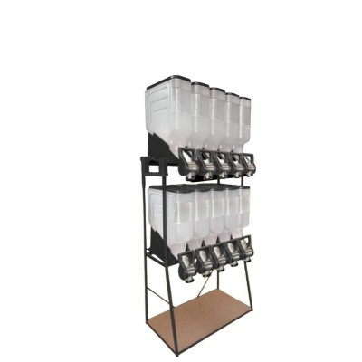 DISPENSER 35L 10 MODULOS PRETO 2 GERACAO