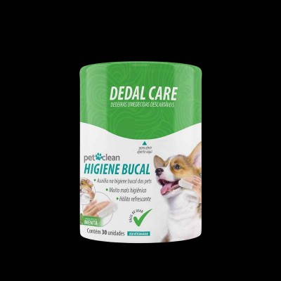 DEDAL CARE BUCAL PET CLEAN 30UN