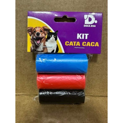 KIT 3 ROLOS SACOS DE LIXO