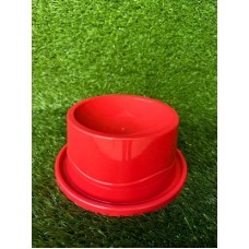 21694 - COMEDOURO ERGOM P/GATO/CAES VERMELH 1,6L