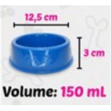 21761 - COMEDOURO P/GATO 150ML AZUL 