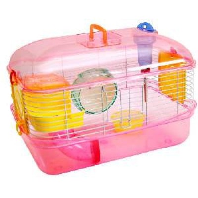 GAIOLA HAMSTER EM ACRILICA COMPLETA