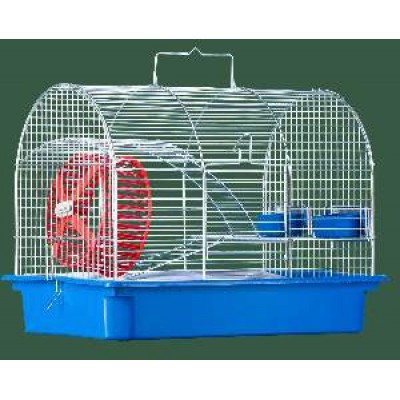 GAIOLA 105 P/HAMSTER MEIA LUA ZINC.