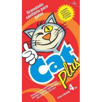 AREIA P/GATO GRAN. CAT PLUS 6 PCTS 4 KG