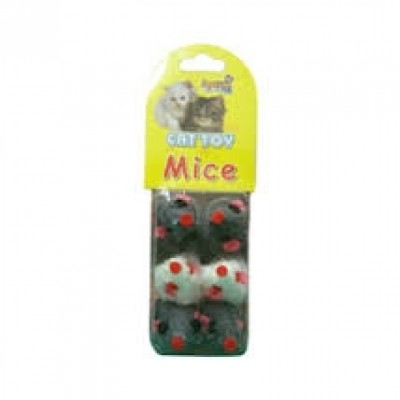 CAT TOY RATINHOS PACK C/6 UN