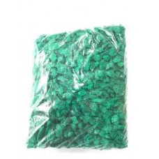 17214 - PEDRA DECORATIVA VERDE ESCURO 900GR