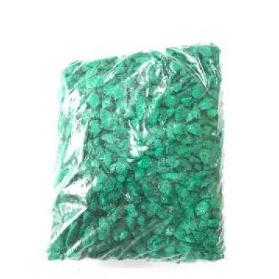 PEDRA DECORATIVA VERDE ESCURO 900GR