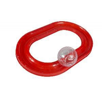 PISTA HAMSTER OVAL GP 6 PTS VERMELHO