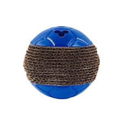 BOLINHA CAT PLAY AZUL C/ARRANHADOR