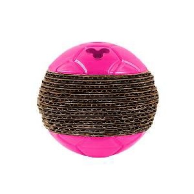 BOLINHA CAT PLAY ROSA C/ARRANHADOR
