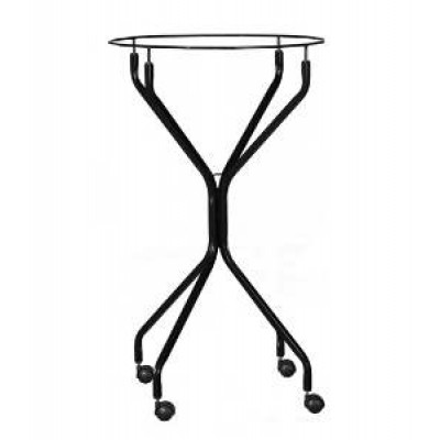 PEDESTAL 092 BANDEJA F8 EPOX PRETO