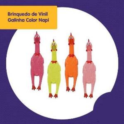 BRINQ. MORD. GALINHA GRANDE COLOR SONORO