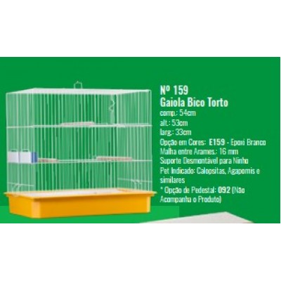GAIOLA 159 EPOX BICO TORTO C54 A53 L33