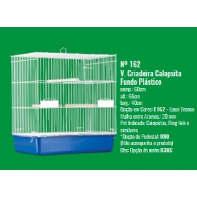 CRIAD. 162 CALOPSITA FUNDO PLASTICO