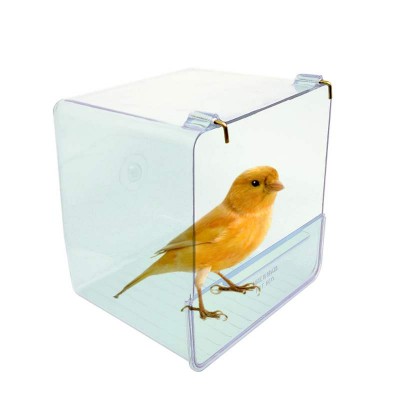 BANHEIRA P/PASSAROS TRANSPARENTE 500 ML