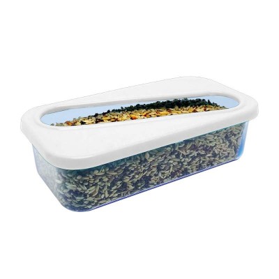 COMEDOURO C/TAMPA PEQUENO 250ML C/5 UN