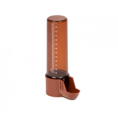 BEB PLAST 100ML C/GRAD M.LARG FUME 10UN