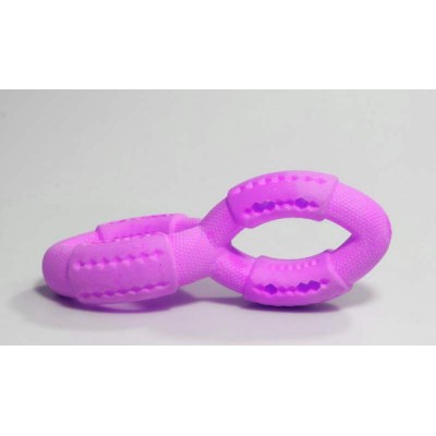 BRINQ. TPR ANEL TORCIDO ROSA 16,5 CM