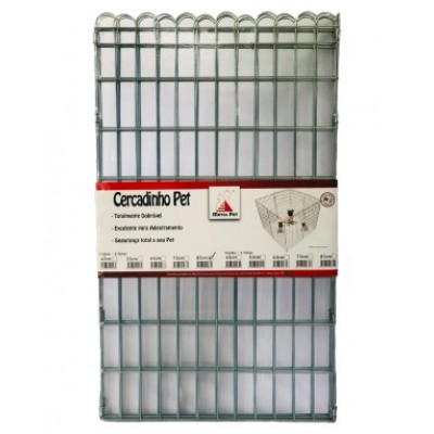 CERCADO G ALTURA 83CM/8 FOLHAS 50CM ZINC