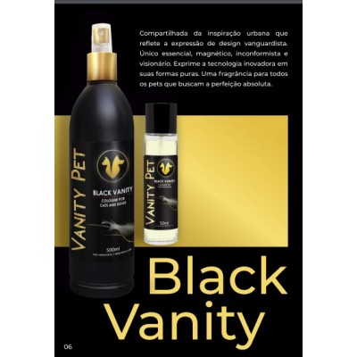 DEO COLONIA VANITY PET BLACK VANITY 500M